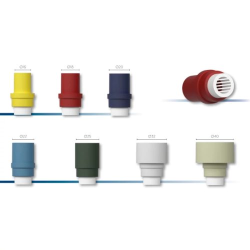 VECAMCO rovarhálós kondenzcső vég 18mm