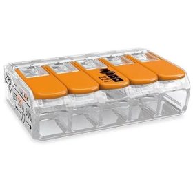 WAGO 5 pólusú  4mm 25db/dob 221-415